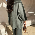 Charlotte Reid | Linen Two-Piece Set For Women