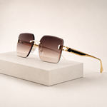 Bristowe Rimless Alloy Sunglasses
