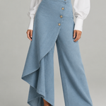 Audrey | Denim Wrap Trousers