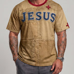 KZZ Paneled Printed Loose-Fit T-Shirt
