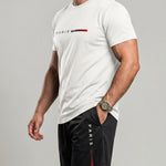 KZZ Men's Paris Letter-Print T-Shirt Set