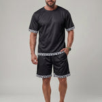 KZZ Men's Two-Piece Loungewear Set