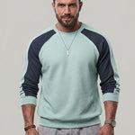 KZZ Men's Color-Block Sweatshirt