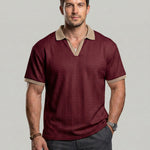 KZZ Men's Simple and Versatile Knitted Pullover