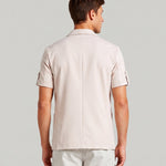 KZZ Men's Short-Sleeve Suit Jacket for Summer