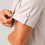 KZZ Men's Short-Sleeve Suit Jacket for Summer