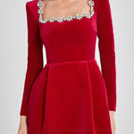La Scintilla | Velvet Mini Dress