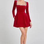 La Scintilla | Velvet Mini Dress