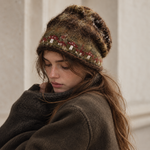 Elowen Jacquard Knit Beanie