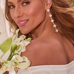 Silvia Embellished Drop Earrings