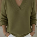 Vivelle™ | Relaxed V-Neck Sweater