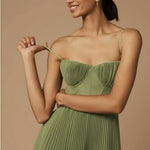 Isabella Moretti | Pleated Midi Dress For Women