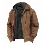 Isak™ | Warm Fleece Lined Hooded Vintage Jacket