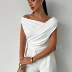Amélie Rousseau | Draped Elegance Top For Women