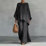Cristina | Two-Piece Set with Long Sleeves and Loose Pants