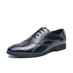 Men's High-Shine Oxford Dress Shoes | Refined Formal Style
