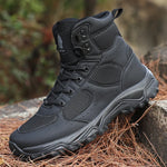 Men's Breathable Leather Combat Boots | Ultra-Light Outdoor Adventure Fit