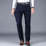 Men's Broadcloth Tailored Trousers | Sharp Everyday Business Essential