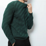 Men's Cashmere-Blend Crewneck Sweatshirt | Sleek Soft Touch Comfort