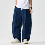 Men's Cotton Blend Wide Leg Pants | Bold Everyday Comfort Fit