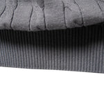 Men's Cotton Knit Sweater | Classic Twist Design with Playful Giraffe Embroidery | Soft Touch Comfort