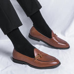 Men's Genuine Cow Leather Loafers | Refined All-Day Comfort Design