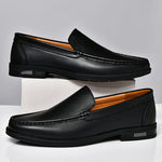 Men's Genuine Cow Leather Loafers | Structured All-Day Comfort Fit