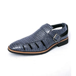 Men's Leather Gladiator Sandals | Structured Summer Fit