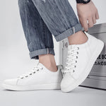 Men's Genuine Leather Low-Top Sneakers | Refined Everyday Comfort