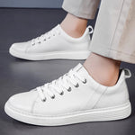 Men's Genuine Leather Low-Top Sneakers | Refined Everyday Comfort