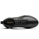 Men's Genuine Leather Oxford Casual Shoes | Stylish Lightweight Comfort Fit