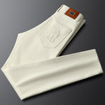 Men's Herringbone Trousers | Tailored Elegant Dress Pants | Sophisticated Comfort Fit