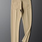 Men's Herringbone Trousers | Tailored Elegant Dress Pants | Sophisticated Comfort Fit