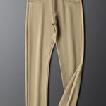 Men's Herringbone Trousers | Tailored Elegant Dress Pants | Sophisticated Comfort Fit