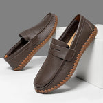 Men's Glossy Penny Loafers | Classic Casual Fit