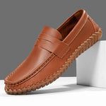 Men's Glossy Penny Loafers | Classic Casual Fit
