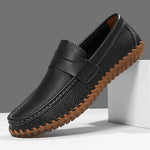 Men's Glossy Penny Loafers | Classic Casual Fit