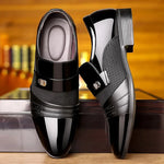 Men's Polished Leather Loafers | Refined Modern Elegance