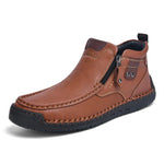 Men's Leather Ankle Boots | Cushioned Everyday Fit