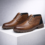 Men's Leather Ankle Boots | Structured Everyday Fit