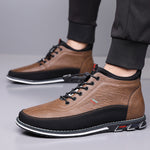 Men's Leather Mid-Top Sneakers | Refined Everyday Fit
