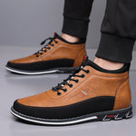 Men's Leather Mid-Top Sneakers | Refined Everyday Fit
