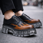 Men's Leather Platform Boots | Rugged Everyday Fit