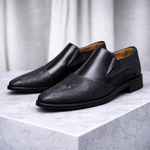 Men's Smooth Leather Slip-On Sneakers | Refined Everyday Fit