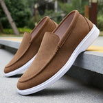 Men's Sueded Cotton Loafers | Lightweight Casual Fit