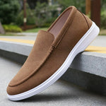 Men's Sueded Cotton Loafers | Lightweight Casual Fit