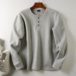 Men's Velvet Long Sleeve T-Shirt | Thickened Winter Comfort Style