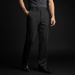 Men's Waffle Texture Trousers | Polished Business-Ready Fit