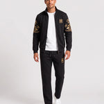 KZZ Everyday Casual Stand Collar Set Men's Fashionable Two-Piece All-Season Versatile