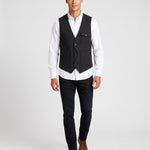 KZZ Men's Retro Tweed Vest